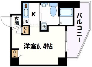 プレサンス難波EASTモダニティの物件間取画像